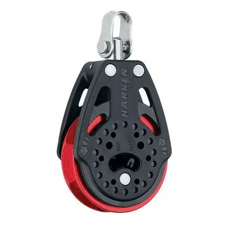 Polea Carbo de 57mm con ratchet (color rojo)